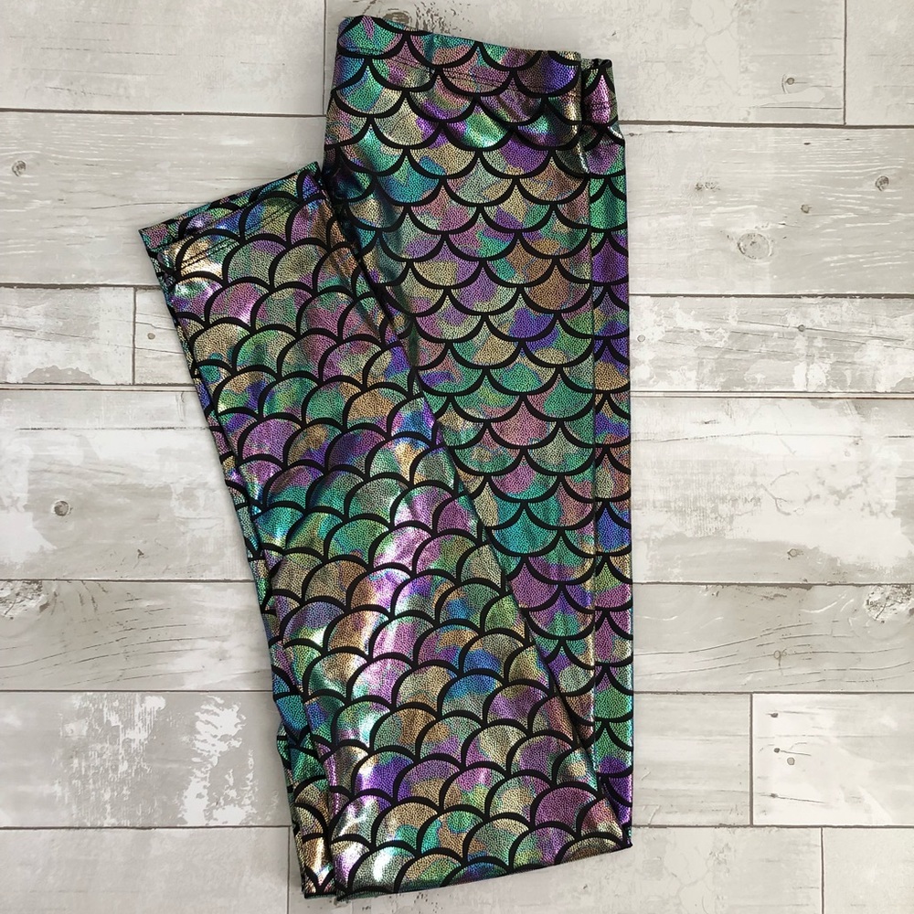 NWOT Mermaid print leggings